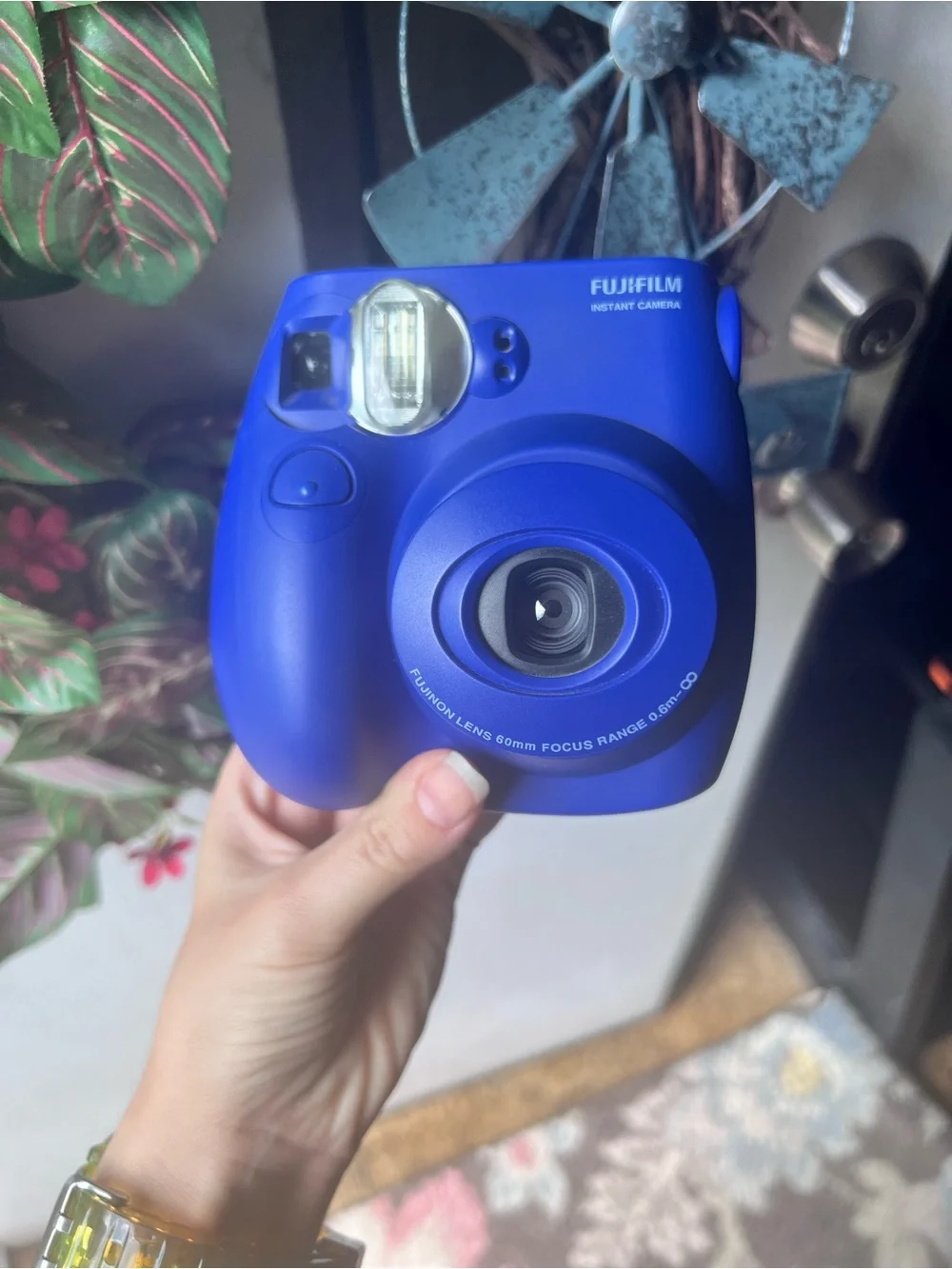Fujitilm Instax Mini 7S. (Dark/Cobalt Blue).